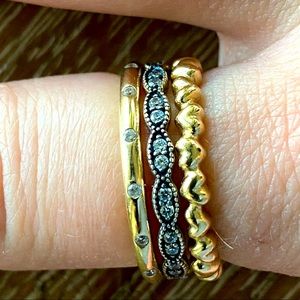 Stacked Pandora Ring Set